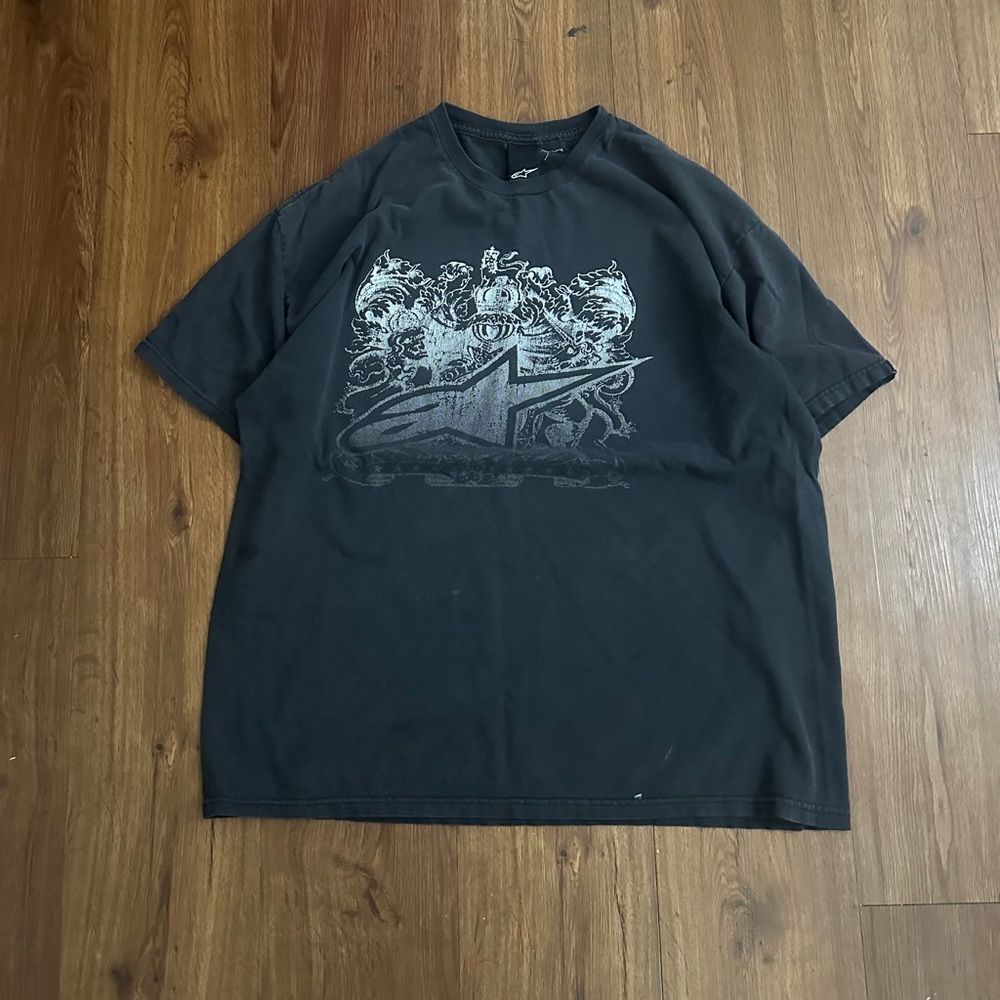 Black Y2K Men's Shirt